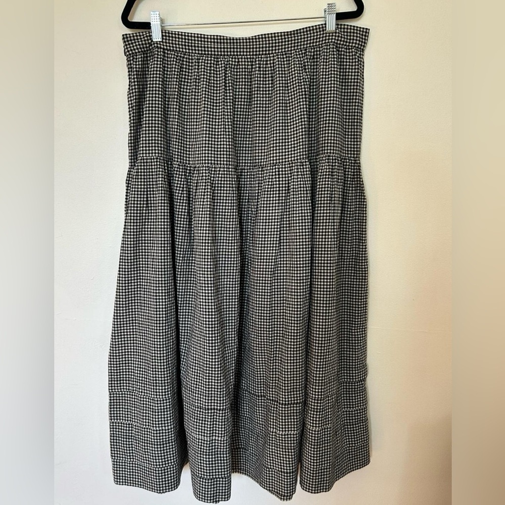 Doên Sebastiane Skirt in Gingham Sz XL - Picture 2 of 6